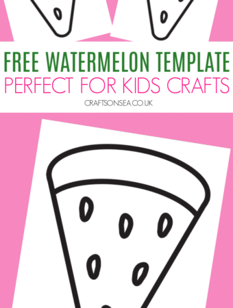 watermelon template free printable for kids