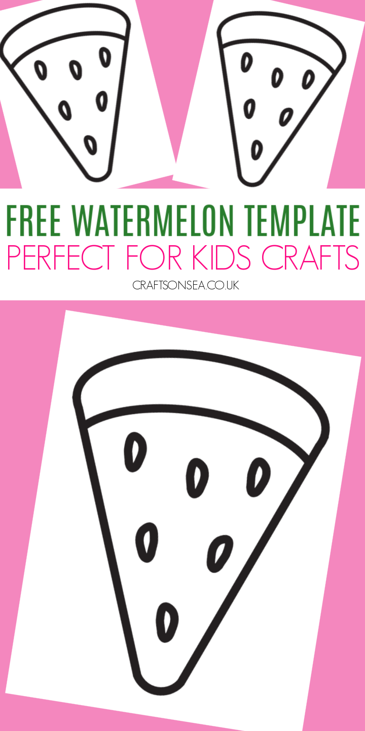 watermelon template free printable