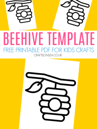 beehive template printable