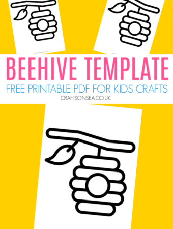 beehive template printable