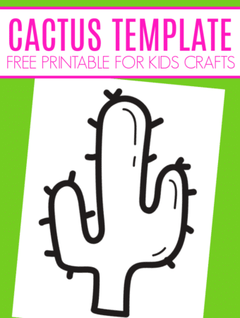 cactus template free printable