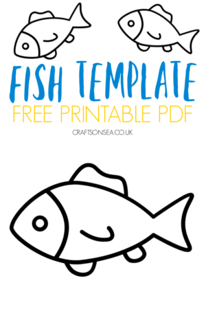 Fish Template (FREE Printable PDF) - Crafts on Sea