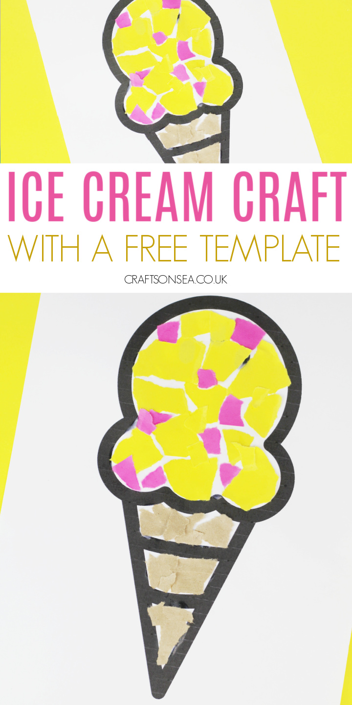 Paper Ice Cream Craft Crafts on Sea