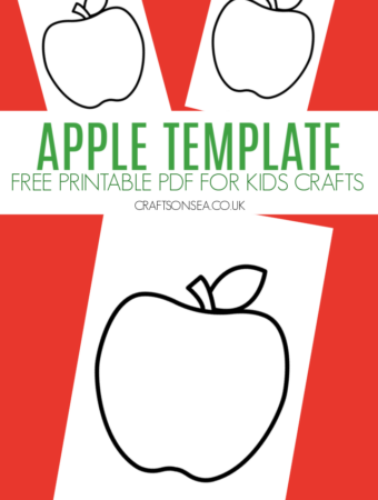printable apple template free