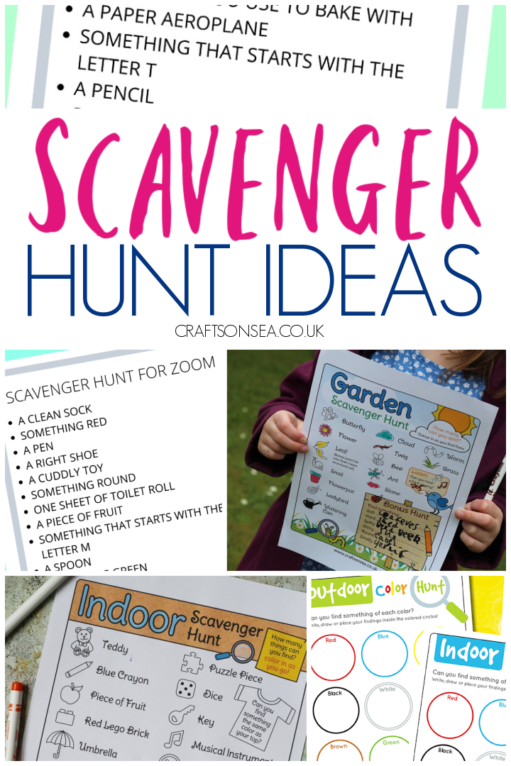 scavenger hunt ideas printable