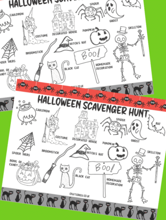 halloween scavenger hunt
