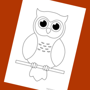 owl template for kids