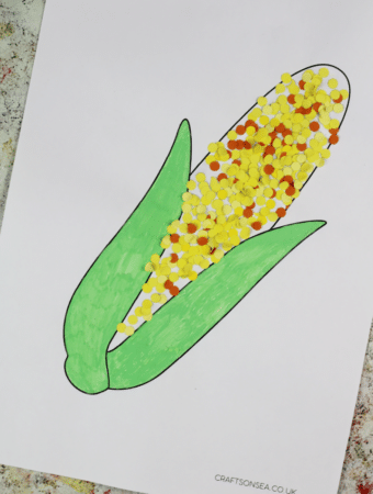 paper corn craft