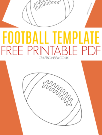 football template free printable kids