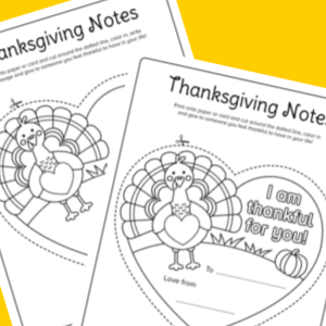 free printable thanksgiving notes