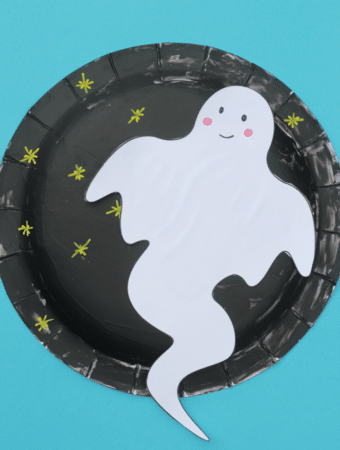 paper plate ghost craft