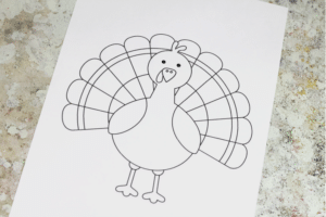 Handprint Paper Plate Turkey Craft - Crafts on Sea