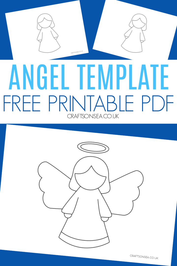 angel template free printable