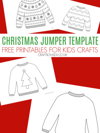 christmas jumper template christmas sweater