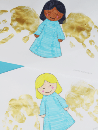 handprint angel craft