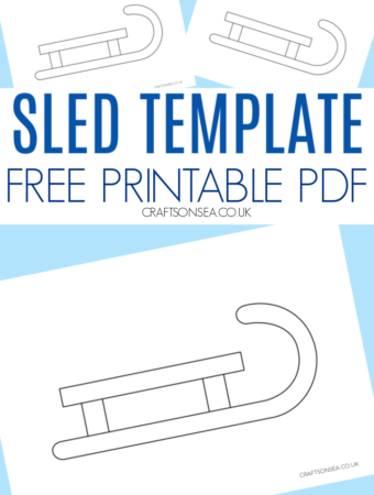 sled template printable