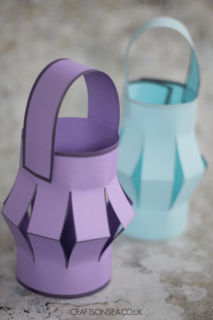 Printable Paper Lantern Template (FREE PDF) - Crafts on Sea