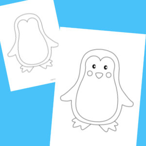free penguin template