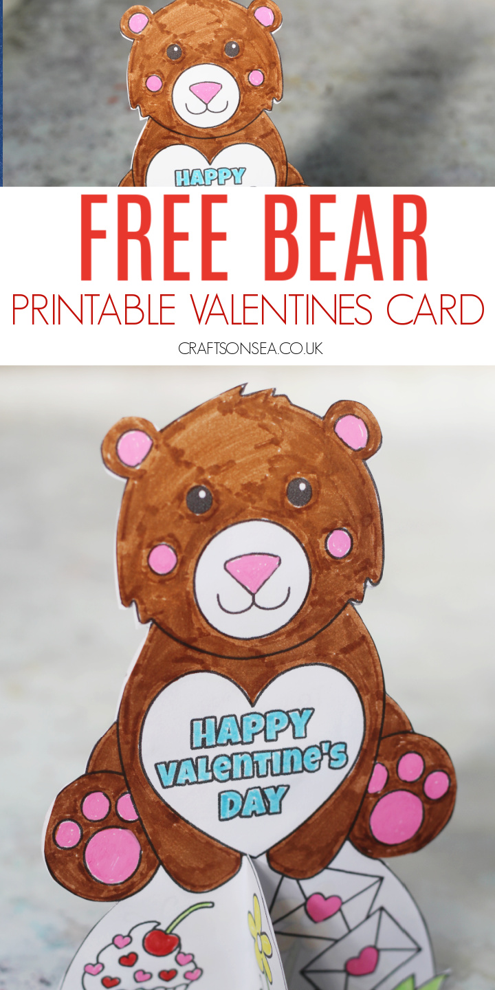 free printable valentines card for kids