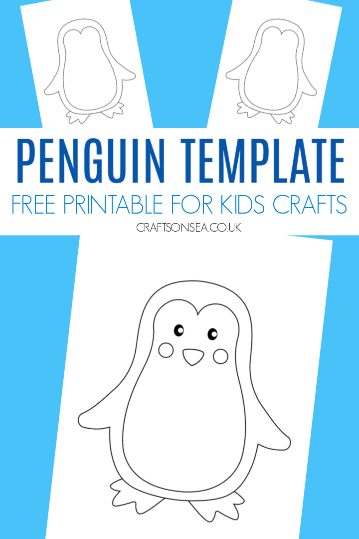 penguin template free printable PDF