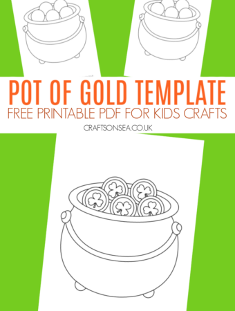 pot of gold template free printable