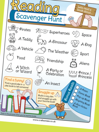 reading scavenger hunt