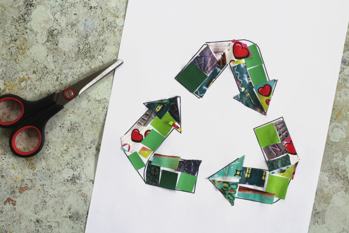 recycling craft for kids paper