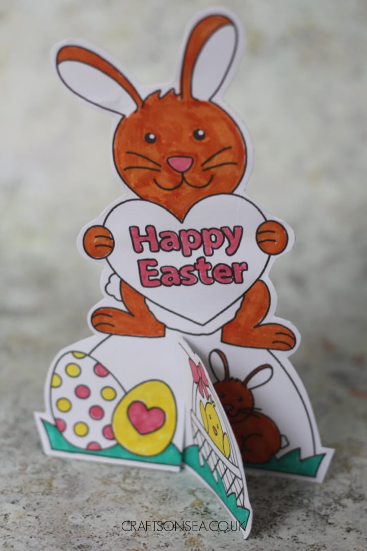 Easter Bunny Card Template