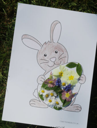easter bunny craft nature