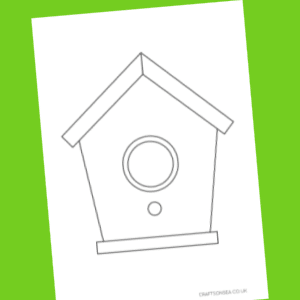 free bird house template