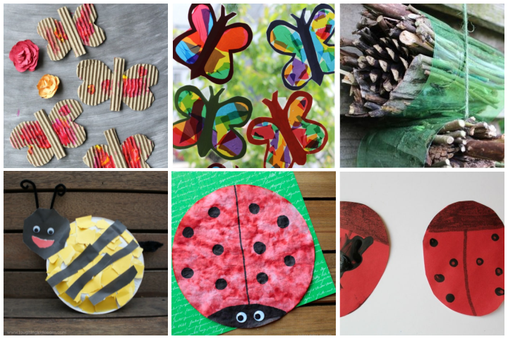 april crafts for toddlers insects