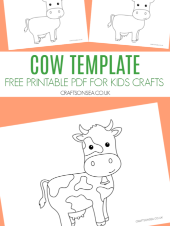 cow template printable