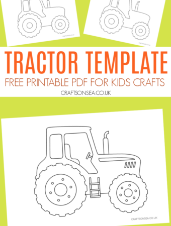 tractor template free printable