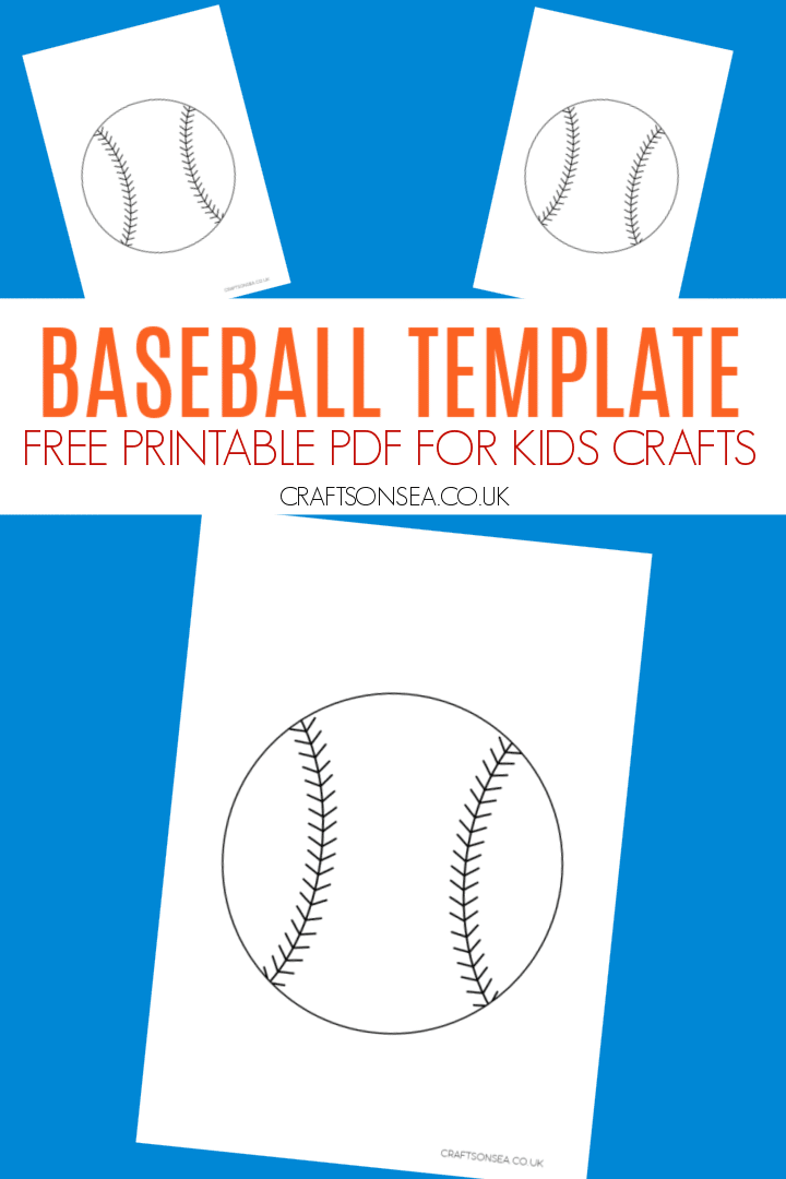 Baseball Template FREE Printable Crafts On Sea baseball-template-free-printable-crafts-on-sea