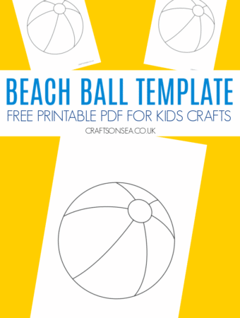 beach ball template PDF