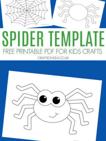 spider template printable