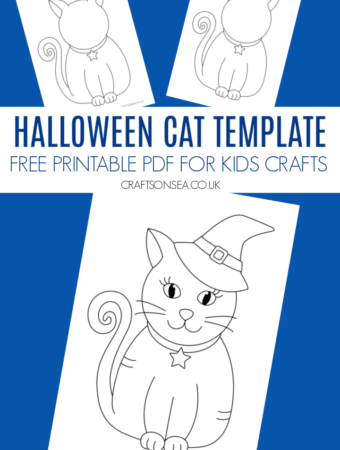 halloween cat template printable