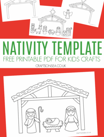 nativity template printable