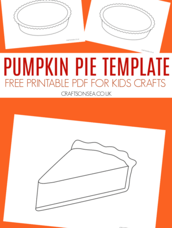 pumpkin pie craft template