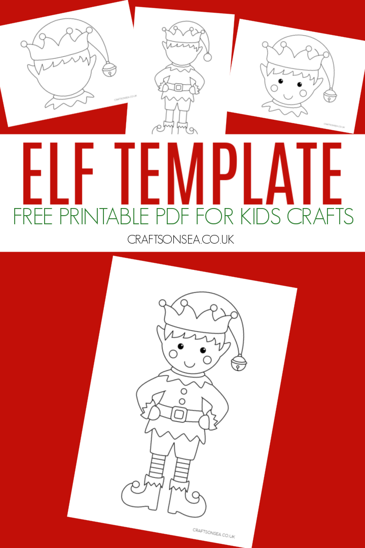 elf template printable PDF