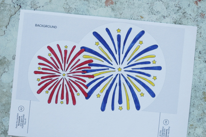 fireworks craft for kids