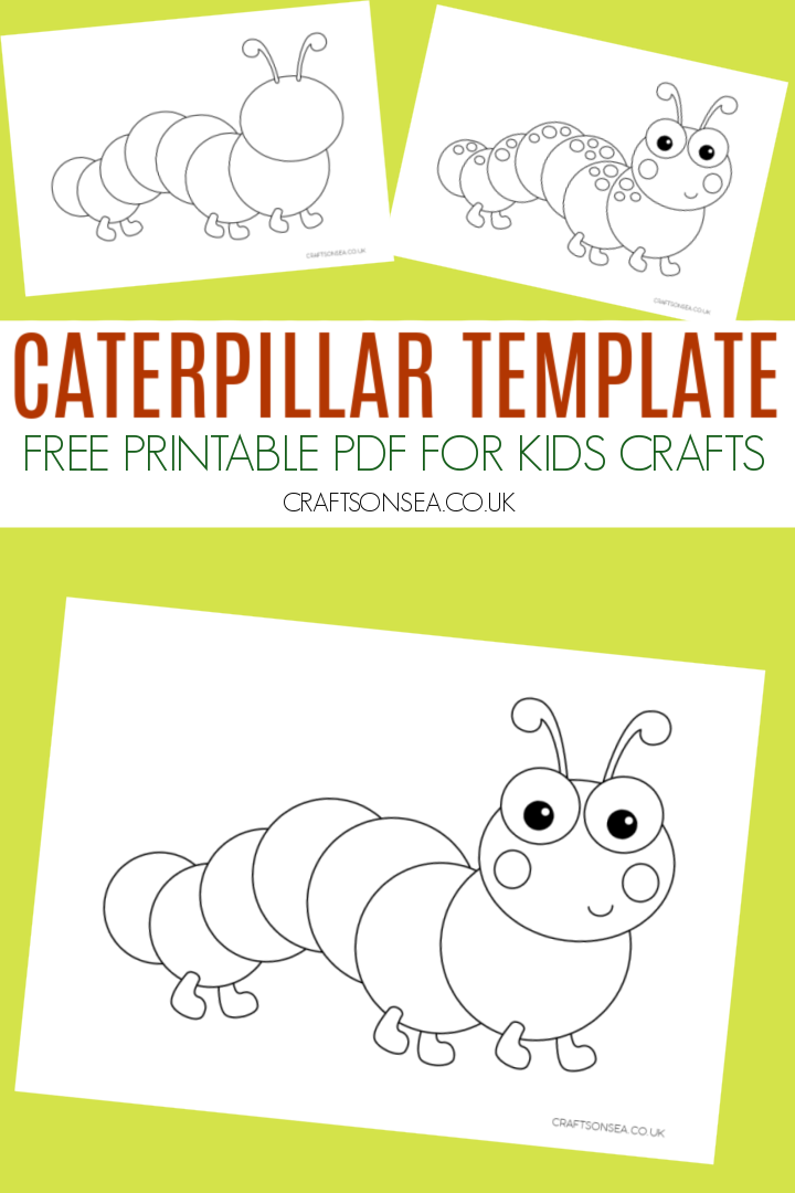 caterpillar template free template