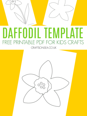 daffodil template printable