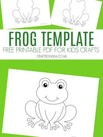 frog template free printable