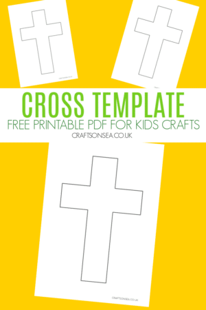 Blank Cross Template: FREE Printable PDF - Crafts on Sea