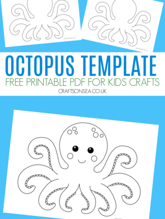 octopus template free printable