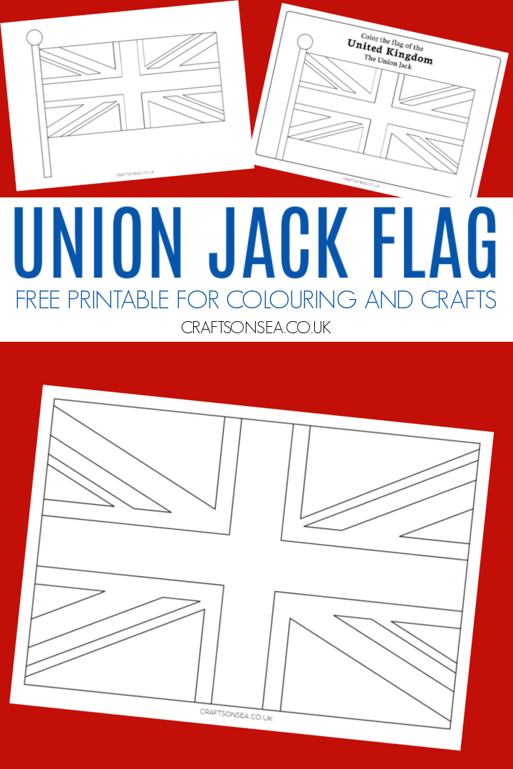 free printable union jack flag to colour