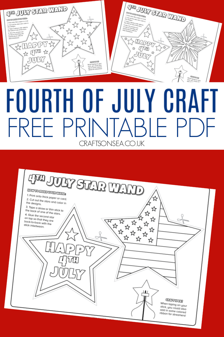Free Printable 4th of July Craft