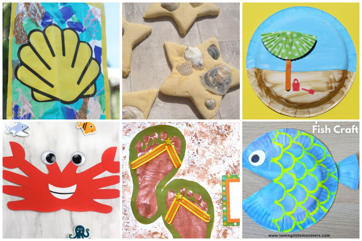 beach crafts for toddlers june activities
