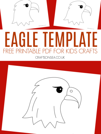 eagle template printable craft